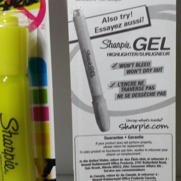 10 Packs Sharpie Smudge Resistant Yellow Highlighter - Picture 5 of 7